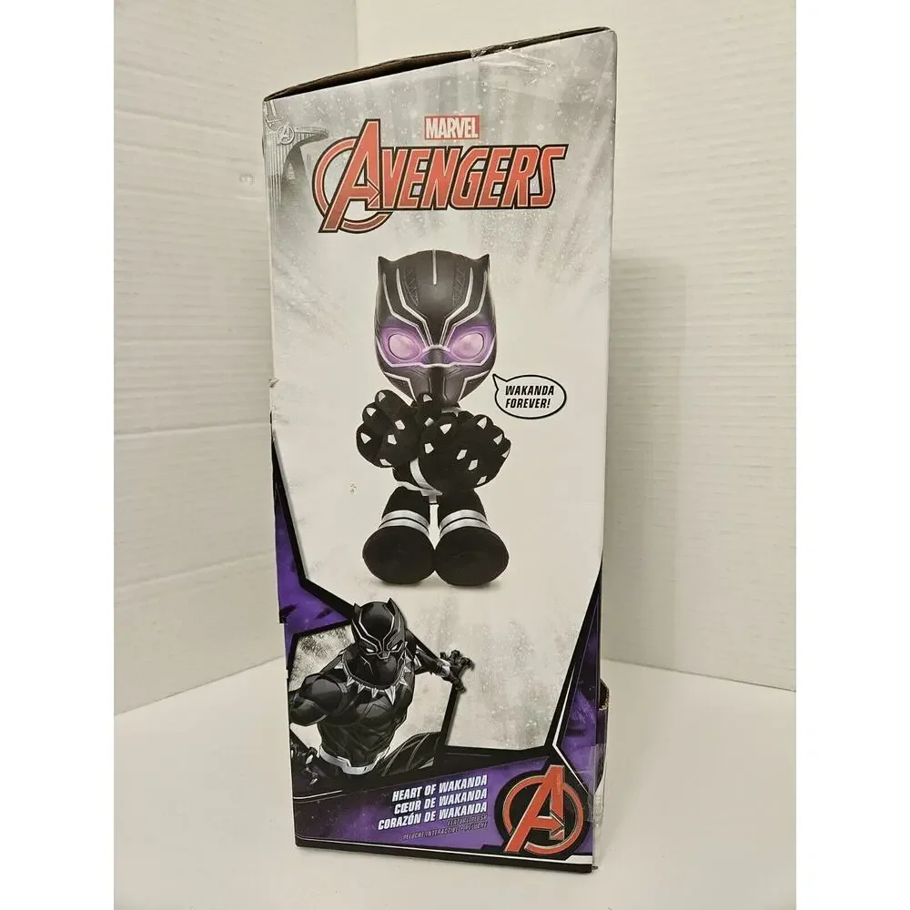 2022 Mattel Marvel Avengers Black Panther Heart Of Wakanda Plush NEW